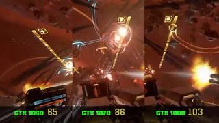 Eve Valkyrie GPU VR Test: GTX 1060 vs GTX 1070 vs GTX 1080 - Ultra settings HD