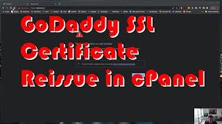 GoDaddy SSL Certificate Reissue in cPanel -  Run Auto SSL to Fix https Error