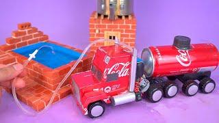 Amazing MINI WATER TRUCK made with recyclable materials