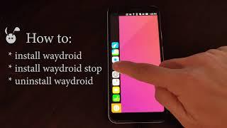 Waydroid helper app - install / uninstall on Ubuntu Touch - android apps