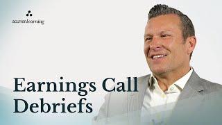 Listening to Your Company's Earnings Calls | Acumen Learning