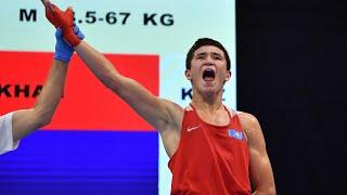 ӘЧ-2024 / 67 кг / 1/4 финал / Төрехан Сабырхан (KAZ) - Акбар Ахмадов  (UZB) 5:0 #kazakhboxing