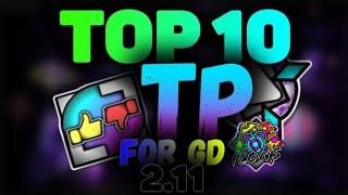 TOP 10 TexturePacks for GD 2.11 | Geometry Dash 2.11