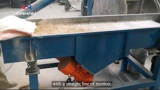 What is a linear vibrating screen