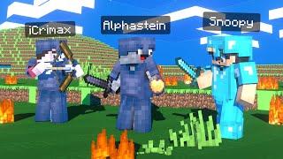 WIR Gegen ALPHASTEIN - Der erste KAMPF | Minecraft #010 | Die Youtuber-Insel