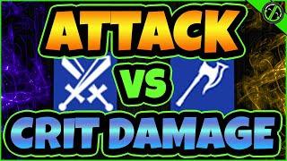 RAID: Attack Or Critical Damage??? How To Optimize Your Damage Output