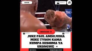 Ona jake Paul akimsujudia Mkongwe Mike Tyson #diamondplatnumz #boxing #funny #memes #comedy #ufc