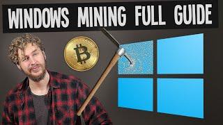 How to Install and Set Up WINDOWS for MINING (All Settings)