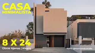 CASA MINIMALISTA con PATIOS INTROSPECTIVOS | Obras Ajenas | Kisarq Constructora @FesterMéxicoOficial