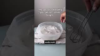 The secret to keeping your white clothes bright
