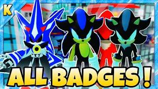 HOW TO GET ALL 10 BADGES in Sonic Universe RP | Roblox