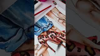 Женское тело - это искусство ️ #изгибыакварель #art #акварель #вдохновение #арт #artist