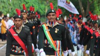 SVM Autonomous College Jagatsinghpur NCC cadets #RDC Drill #independenceday Celebrate #2023