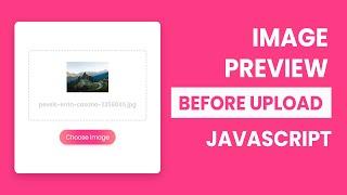 Preview Image Before Upload in HTML CSS & JavaScript | jQuery Preview Image