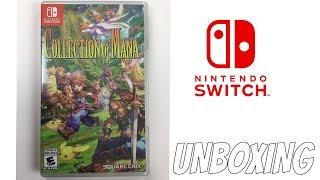 NINTENDO SWITCH COLLECTION OF MANA GAME UNBOXING