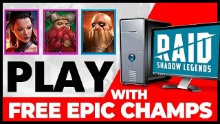 How to play RAID Shadow Legends on PC Free Epic ChampionDownload & Install PC Client to Get Bonus