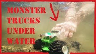 Lethbridge Park-Lake (monster trucks underwater)