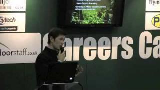 Ben Morton, World Challenge at Careers In The Outdoors 2011