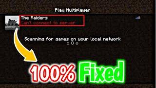 How To Fix Can't Connect To Server Minecraft Tlauncher | Minecraft Failed To Connect To The Server