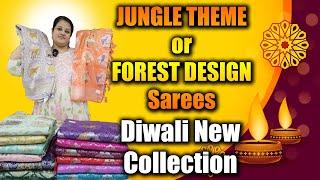 Exclusive Jungle Theme or Forest Design Sarees | Diwali New Collection | Hyderabad Shopping Zone