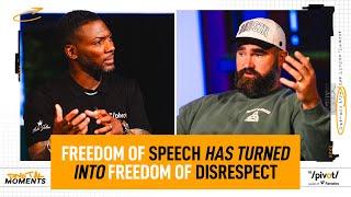 Ryan Clark, Fred & Chan react to fans taunting Jason Kelce: Complete disrespect | The Pivot Podcast