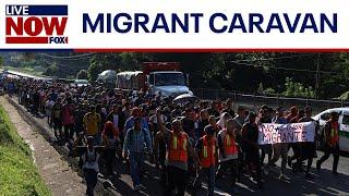 Border crisis: 1,000+ migrants form new caravan in Mexico | LiveNOW from FOX