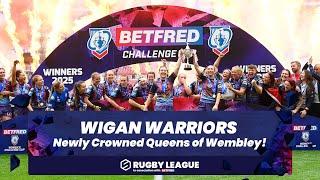 Betfred Challenge Cup Final | Georgia Wilson and Vicky Molyneux react to Wigan win at Wembley