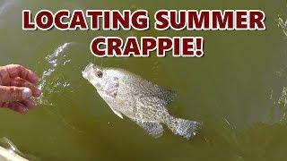 How To Locate Crappie In The Summer - Fishing Brush Piles With Weedless Jig Heads