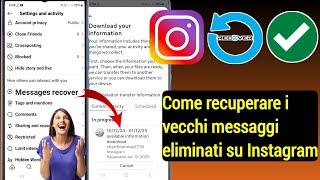 Come recuperare vecchi messaggi eliminati su Instagram (aggiornamento 2025)