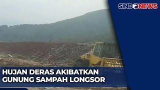 FULL Detik-Detik Gunung Sampah Longsor Akibat Hujan Deras | Sindo Today | 10/03