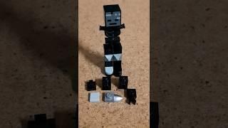 Lego Minecraft Wither Mutant Skeleton Custom Black No 1 with Hammer. #lego #minecraft  #shorts