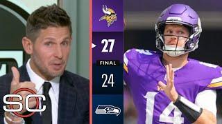 "Put Sam Darnold in the MVP conversation now!" - ESPN reacts to Vikings beat Seahawks 27-24 in Wk 16