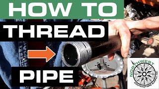 How to Thread Pipe with RIDGID 300 Compact Threader!