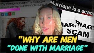 Why Aren't Men "GETTING MARRIED" Anymore | Men "GIVING UP" On Marriage | Women Hitting The Wall
