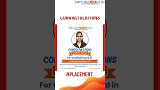 Giri's Tech Hub Pune placement highlights | IT freshers who landed their dream jobs