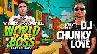 THE WORLD BOSS IS FREE : VYBEZ KARTEL MIX BY DJ CHUNKYLOVE