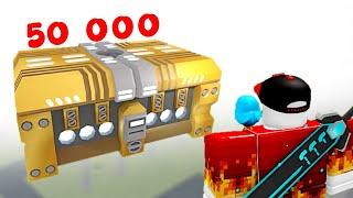 OPENING A 50,000 GOLD BOX in Tower Defense ROBLOX