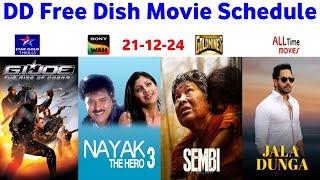 DD Free Dish Hindi Movie Schedule 21 December 2024 || DD Free Dish New Update 21 December 2024