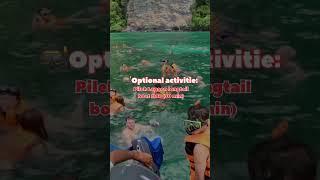Phi Phi Tour Info ️ Stops, price, food, tips! #phuket #phiphiisland #thailandtravel #beach