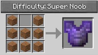 Minecraft But Its Super NOOB Difficulty