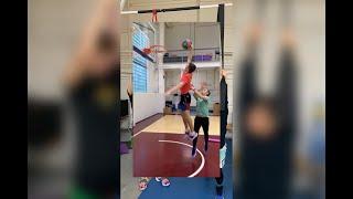 Момент с тренировки у Василия Прокофьева ( Basipro ) #basketball #dunk #shorts