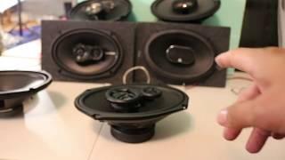 Skar Audio SK69 6" x 9" vs CERWIN VEGA XED693 6 x 9 comparison and sound test