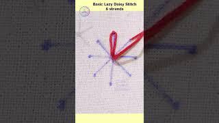 Lazy Daisy Stitch - How to do Easy Flowers IdeaGorgeous hand embroidery designs #Art #Creative