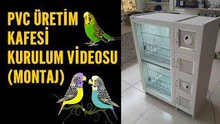 Pvc Üretim Kafesi  Kurulum Videosu-Muhabbet Kuşu