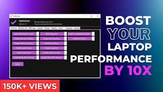 Optimizer for Windows 10/11 - ULTIMATE OPTIMIZATION