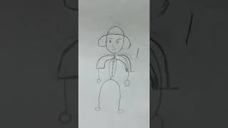 #shorts ക ത റ/kids art #howtodraw