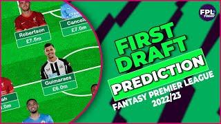 MY FIRST FPL DRAFT!| Fantasy Football | Fantasy Premier League Tips 22/23