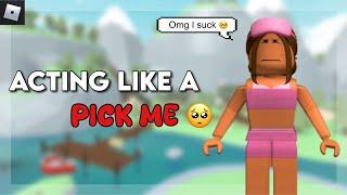 acting like a PICK ME in Total Roblox Drama? (Did I win?)