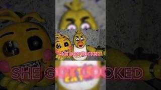 [FNAF] ORIGINAL CHICA BEATS UP TOY CHICA #fnaf #videogamecharacter #edit