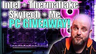 Skytech and I Built the CRAZIEST GIVEAWAY PC EVER With the Intel 13900KS & Thermaltake Custom Loop!